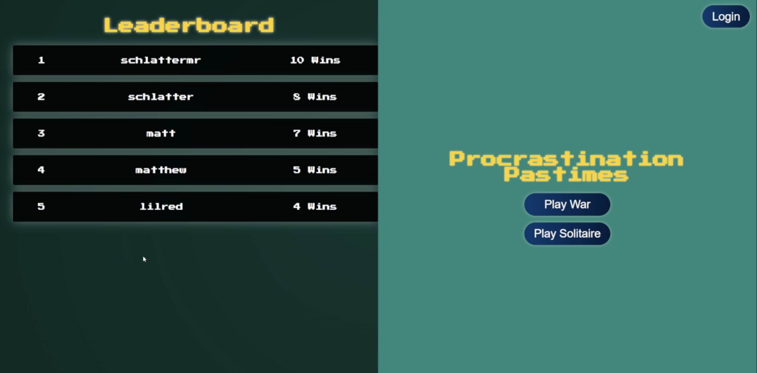 Card Game App